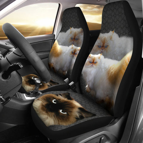 Lovely Himalayan Cat Print Car Seat Covers