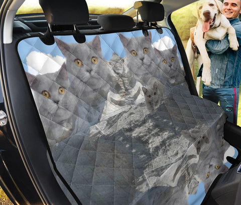 British Shorthair Cat Rushmore Mount Print Pet Seat Covers