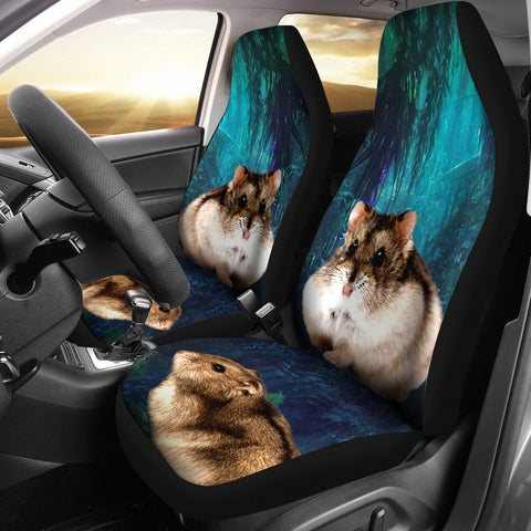 Campbell's Dwarf Hamster Print Car Seat Covers