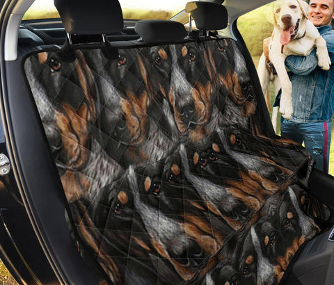 Bluetick Coonhound Print Pet Seat Covers