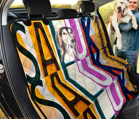 Saluki Dog Print Pet Seat Covers