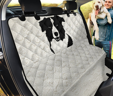 Cute Border Collie Print Pet Seat Covers