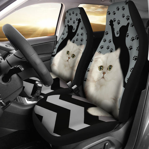 Persian Cat Paws Print Car Seat Covers