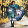Cute Siberian Husky Print Umbrellas
