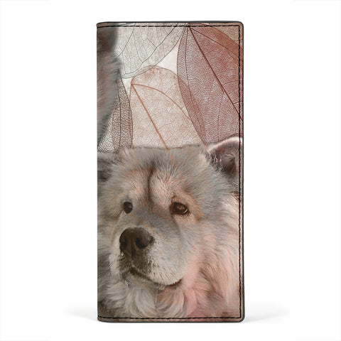 Chow Chow Print Women's Leather Wallet