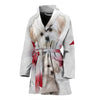 Cute Maltese Print Women's Bath Robe