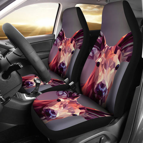 Deer Vector Art Print Car Seat Covers