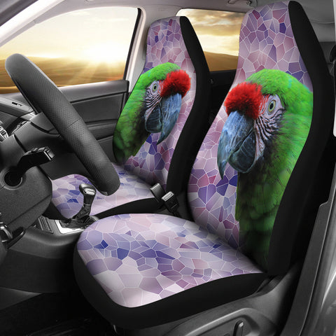 Military Macaw Print Car Seat Covers