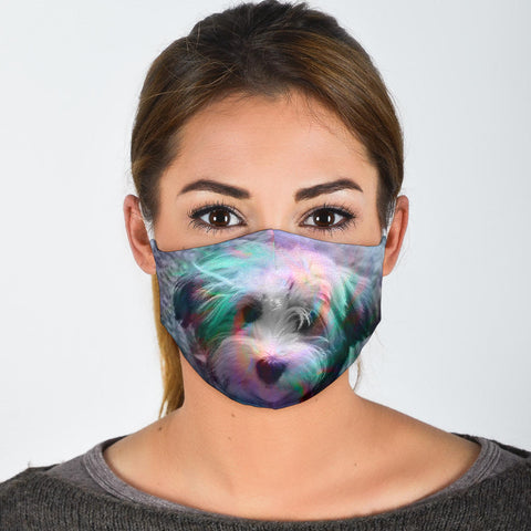Havanese Dog Print Face Mask
