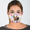 Cute Yorkie Print Face Mask