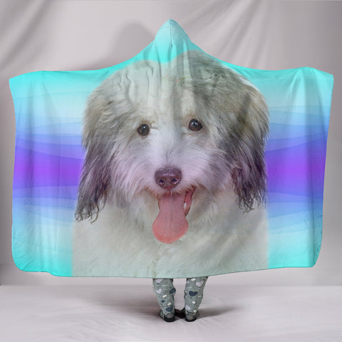 Coton de Tulear Dog Print Hooded Blanket