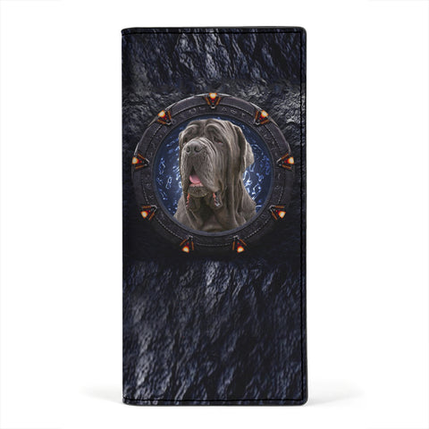 Nepolian Mastiff Dog Print Women's Leather Wallet