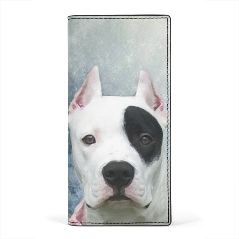 Dogo Argentino Print Women's Leather Wallet