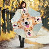 Lovely Pembroke Welsh Corgi Dog Print Umbrellas