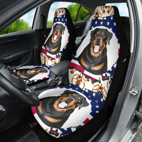 [AI Generated] Rottweiler From Washington Print Car Seat Covers