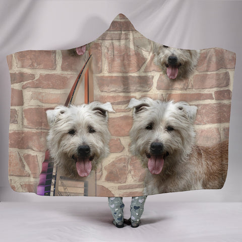 Cute Glen Of Imaal Terrier Print Hooded Blanket