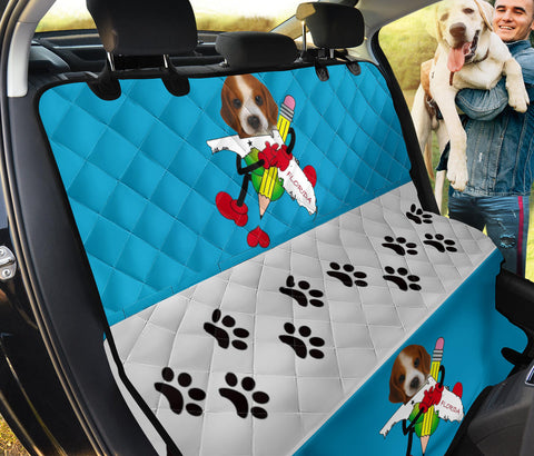 Beagle Florida Print Pet Seat Covers