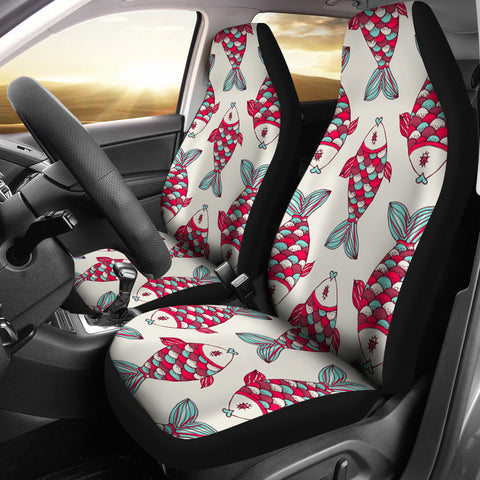 Fish Patterns Print Car Seat Covers
