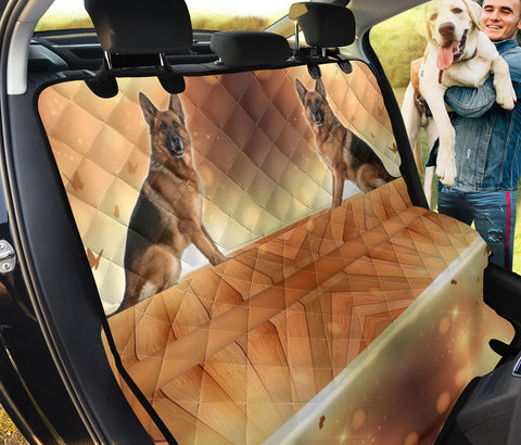 Cute German Shepherd Print Pet Seat Covers