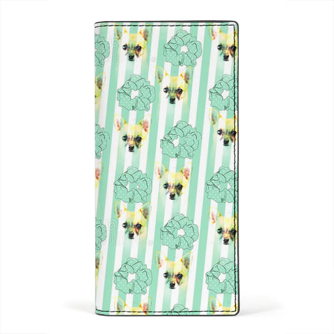 Pomchi Dog Print Women's Leather Wallet