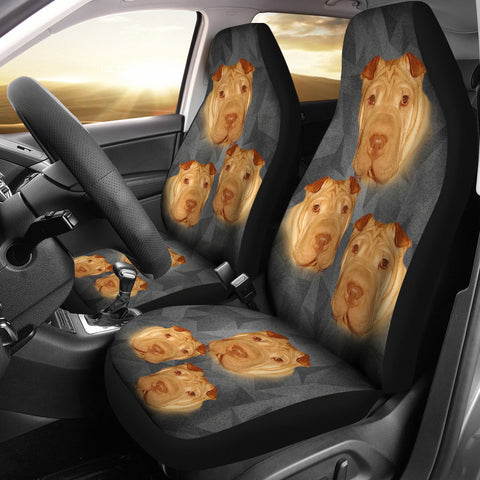 Chinese Shar Pei Print Car Seat Covers