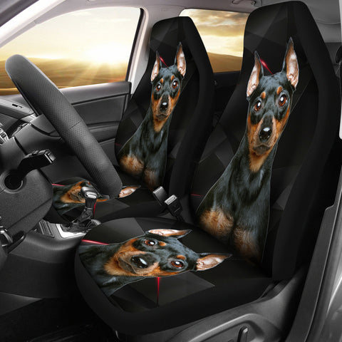 Miniature Pinscher Print Car Seat Covers