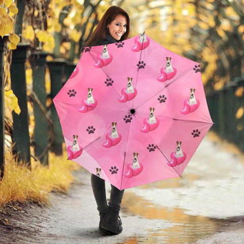 Wire Fox Terrier Print Umbrellas