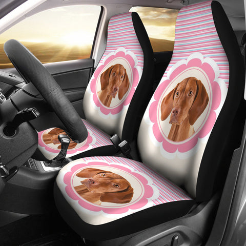 Cute Vizsla Dog Print Car Seat Covers