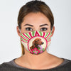 Cute Irish Setter Dog Print Face Mask