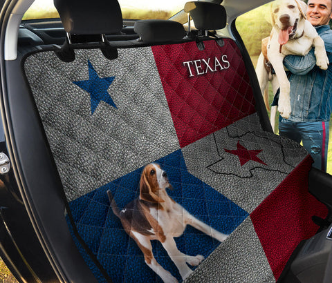 Beagle Texas Print Pet Seat covers