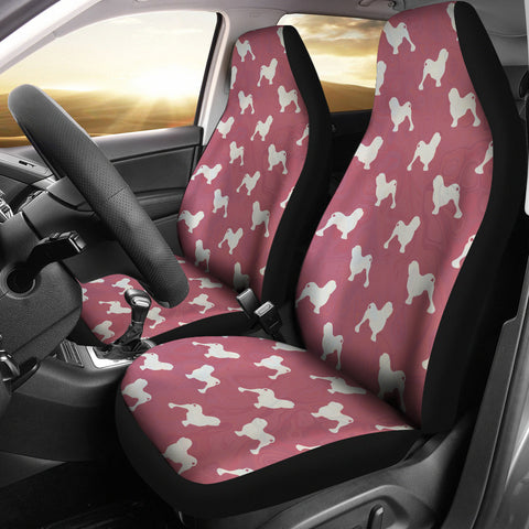 Amazing Lowchen Dog Pattern Print Car Seat Covers