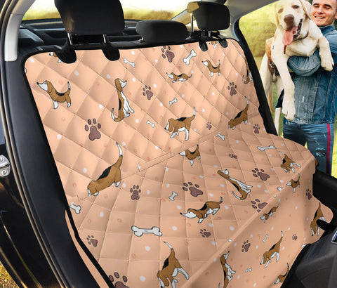 Beagle Pattern Print Pet Seat Covers