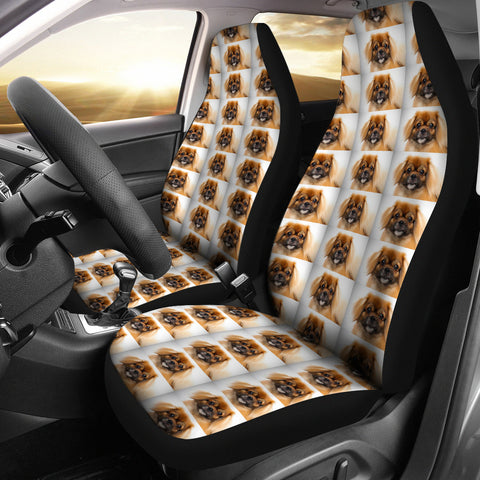 Tibetan Spaniel Patterns2 Print Car Seat Covers