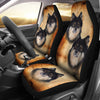 Cute Finnish Lapphund Print Car Seat Covers