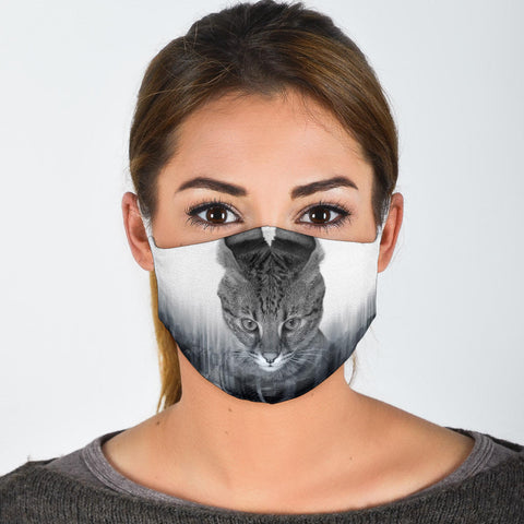 Savannah Cat Print Face Mask- Limited Edition