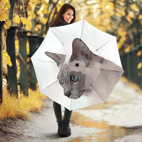 Tonkinese Cat  Print Umbrellas