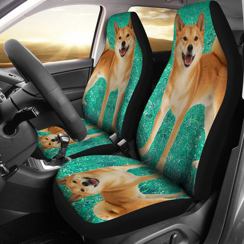 Shiba Inu Dog Print Car Seat Covers