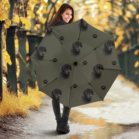 Curly Coated Retriever Print Umbrellas