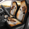 English Foxhound Print Car Seat Covers