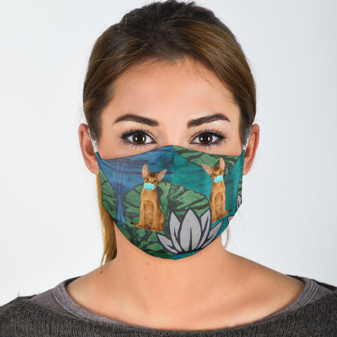Abyssinian Cat Print Face Mask