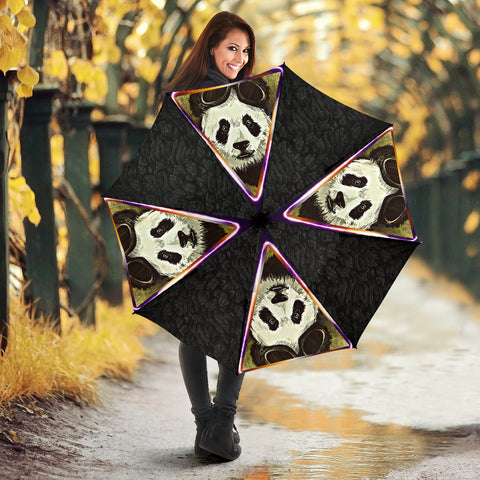 Amazing Panda Art Print Umbrellas