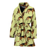 German Shepherd Dog Pattern Print Women's Bath Robe