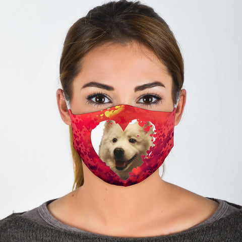 American Eskimo Dog Print Face Mask