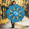 Acadian flycatcher Bird Patterns Print Umbrellas
