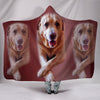 Labrador Dog Print Hooded Blanket