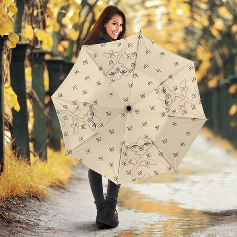 Butterfly Eyes Print Umbrellas