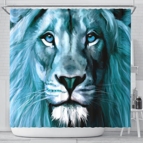 Amazing Lion Art Print Limited Edition Shower Curtains