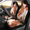 Cute Hereford Calf Print Car Seat Covers