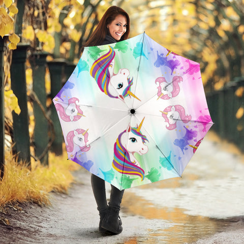 Cute Unicorn Print Umbrellas