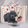 Neapolitan Mastiff dog Print Hooded Blanket